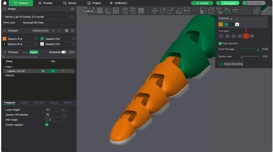 Bambu Lab: Multicolor prints met de AMS – Eenvoudige tutorial / onze blog | 3D Print-it B.V.